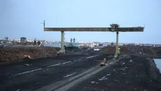 CANFOR'S GRANDE PRAIRIE LOGYARD CRANE DISMANTLED