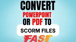 Why spend time converting PDF and PowerPoint presentations to a SCORM? I'm here to help!