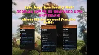 New World-Best Greatsword for Vampire Build and it is free!