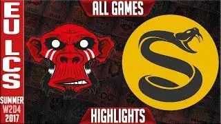 Mysterious Monkeys vs Splyce FULL SERIES Highlights | EU LCS W2D4 Summer 2017 | MM vs SPY