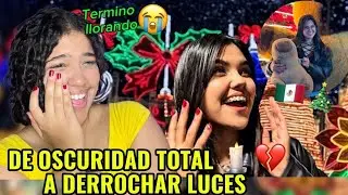 CUBANA🇨🇺 VIVE su primera NAVIDAD🎄🎅🏼en MÉXICO Y en su VIDA😭🇲🇽 TODA su vida VIVIÓ en OSCURIDAD💔💡