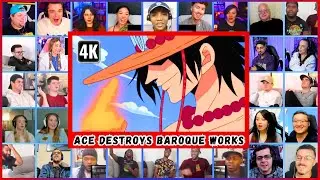🔥🔥35+ Reactors ACE Destroys Ships MEGA Reaction Mashup  - One Piece Episode 95 Mega Reaction Mashup