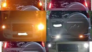 Ford Everest Stock Lights vs Led