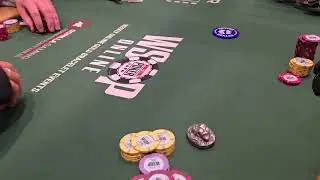We lost some chip , #wsop #tagteam rebuild time
