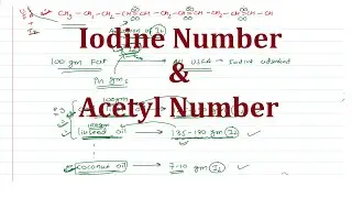 16. Iodine Number & Acetyl Number: Identification if Fats & Oils (Part-4/4)