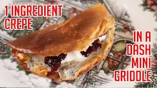 Dash Mini Griddle: 1 Ingredient Crepe | Noma Milk Crepe