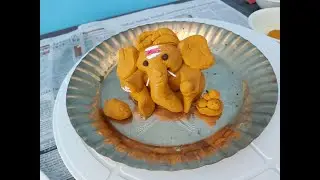Lord Ganesha made using easily available materials