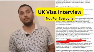 UK Visa Interview II UkEngland4U #uk #ukvisa #vfsglobal #ukimmigration #interview