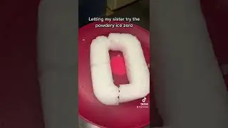 Big powdery ice zero #powderyice #icecrunchasmr #iceasmr