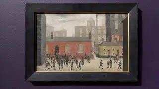 LS Lowry - Coming Out of School - Tate Britain - London - December 2022
