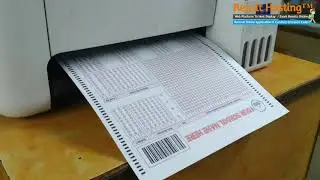 OMR Sample For School Entrance Exam Cum Admission Test - Printing At Result Hosting Office