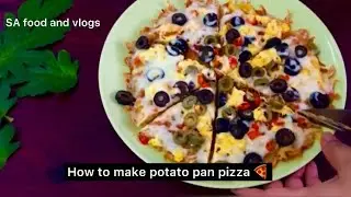 Pan pizza | cheap potato pizza recipe