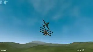 Gmod AC-130 vs WW1 Fokker Dogfight