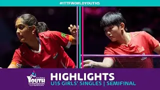 Divyanshi Bhowmick vs Zhu Qihui | U15 GS - SF | #ITTFWorldYouths 2025
