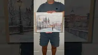 Revealing my art #painter #art #artist #prague #czechrepublic #oilpainting #painting #workingartist