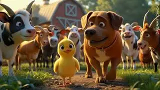 The Brave Little Chick Who Saved a Big Dog | Heartwarming Animated Story