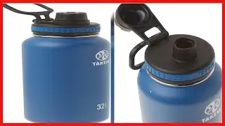 Great product -  Takeya Originals Vacuum-Insulated Stainless-Steel Water Bottle, 32oz, Navy