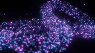 Particle Ring Motion Background, Blue Purple Particle Background Video | Free Stock Footage