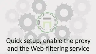 Enable the proxy service and the Web-filtering