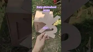birthday photo shoot props / photography/ diy props ideas #mdfbox #photographyidea #photography