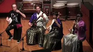 Erghen Diado with Shamisen, Shinobue, and guitar