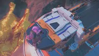 No Man's Sky - New Gravity Gun & Salvage Operation Flatbed Truck Expedition (4K HDR)
