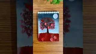 &ldquo;Acrylic painting | creativeart | fabric|Tutorial | cloth painting |canvas art | night art &ldquo;