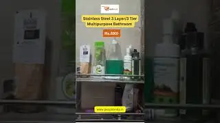 Stainless Steel 3 Layer/3 Tier Multipurpose Bathroom Shelf/Rack/Organizer/Stand/Holder