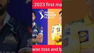 GT vs CSK 1st IPL match GT won the toss and bowl 2023 #viral #youtubeshorts #cricket #india #shorts