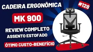 Cadeira Ergon&ocirc;mica MK 900 - Conjunto ergon&ocirc;mico completo com assento estofado. &Oacute;timo custo-benef&iacute;cio