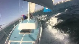 Naked Author-Jason William Mitchiner Sailing