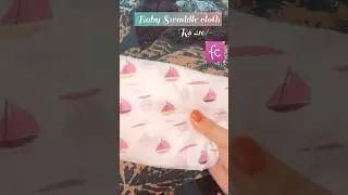 Muslin cloth/ swaddle for baby 👶🏻 from First cry #ytshorts #shorts #swaddle #baby #firstcry #yt