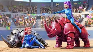😱 OMG! RUMI Wins Rhino Racing Championship | KPOP Demon Hunters