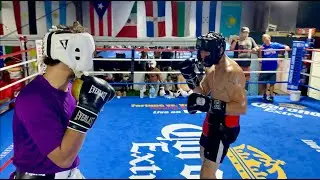 SPARRING AT THE BOXING GYM!!!
