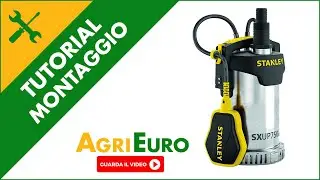 Presentazione pompa sommersa elettrica acque chiare Stanley SXUP750XCE - inox - portata 11000 l/h