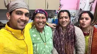 Ridhi k sath entertainment Ghr pe pooja ka pehala din 