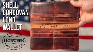 Shell Cordovan Long Wallet