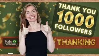 Celebrating 1000 Subscribers! Learn to Speak Like a Brazilian!