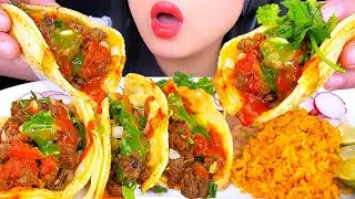 ASMR TACOS TACOS TACOS *EXTRA SPICY* From My Local Taco Truck | MUKBANG | ASMR Phan