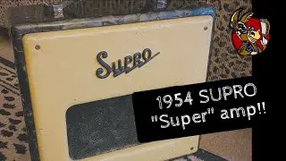 Best Blues Harmonica Amps! pt. 1 - Vintage Tube Amp Harp Demo - 1954 Supro Super (vma1005) Epic Tone