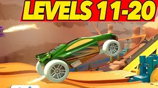 HOT WHEELS RACE OFF Apple Arcade Edition Gameplay Walkthrough Part 2 - Levels 11-20 (Apple Arcade)