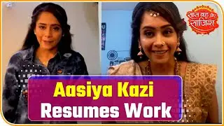 Aasiya Kazi Resumes Work, Back On Sets Of Tenali Rama | Saas Bahu Aur Saazish