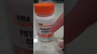 Bulk Supplements: Potassium Citrate for Muscle & Nerve Health #fyp #vitamins