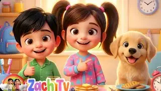 Good Manners Song 🌈 | Kids Learn Morning Routine, Please & Thank You!