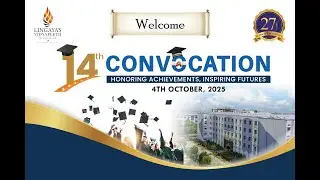 Lingaya's Vidyapeeth 14th Convocation Ceremony