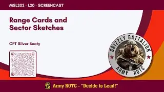 Range Cards and Sector Sketches