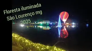 São Lourenço mg natal floresta iluminada parque das águas 2025