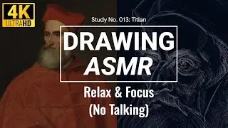 12min Deep Focus | Titian's Cardinal (Skull to Face) | Structural ASMR (No Talking) [4K]