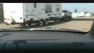A drive in Forestburg