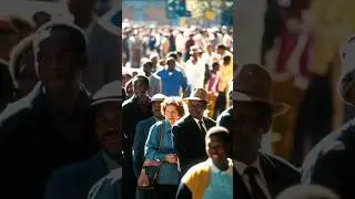 South Africa's  first multiracial elections. #arcanetimewalks #history #mandela #nelsonmandela #wow